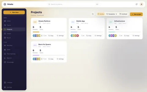 The Projects overview