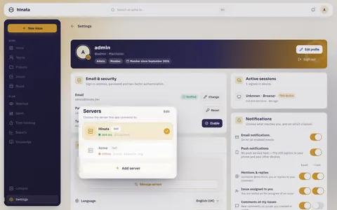 The server manager