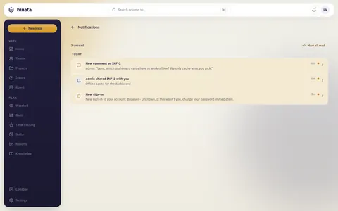 Lenas Mitteilungen mit der Beteiligung und einem neuen Kommentar
