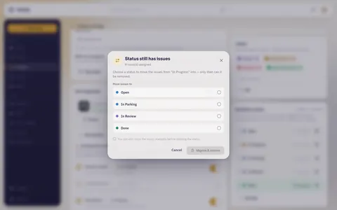 Removing a workflow state that still holds issues