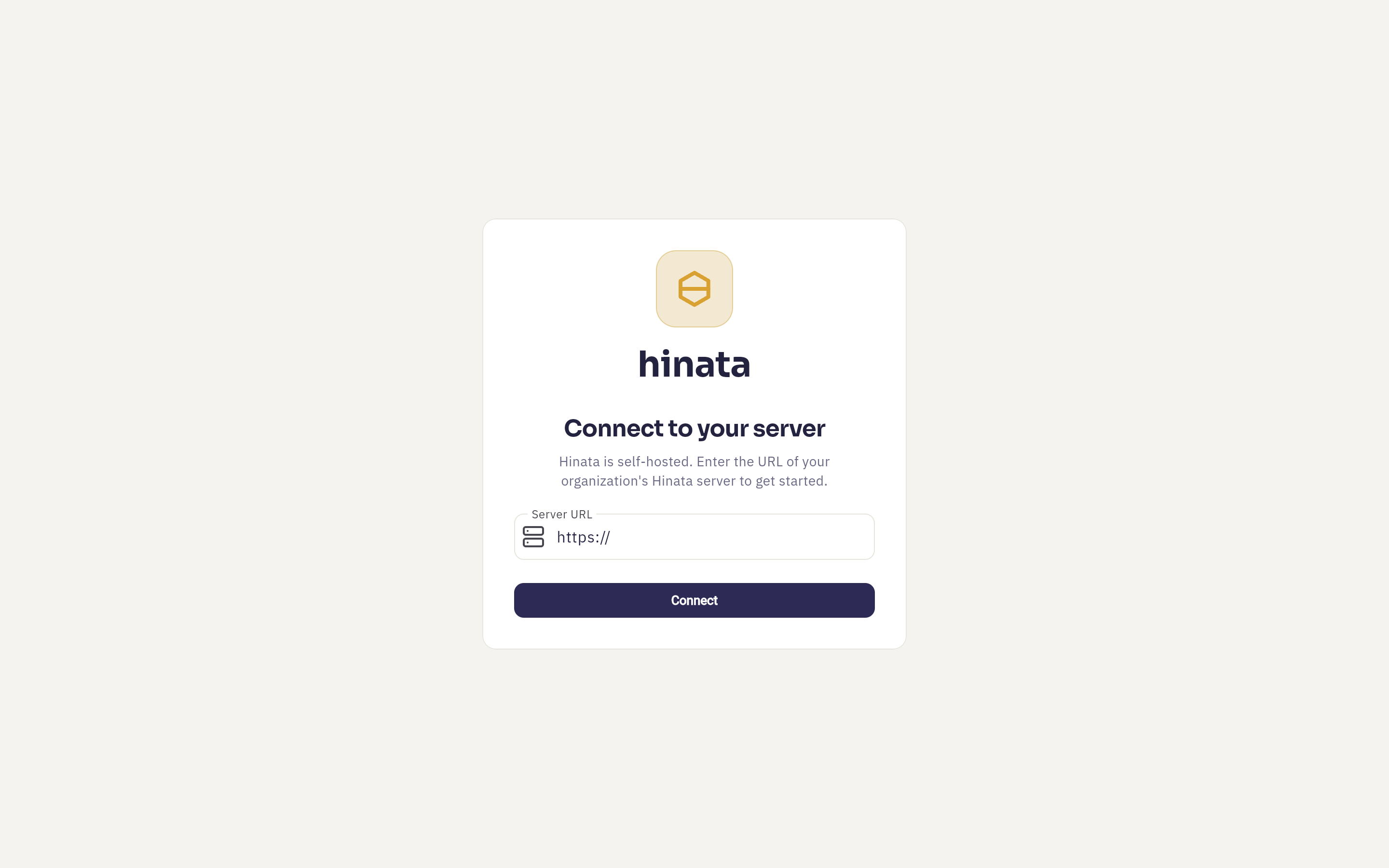 Connect to your server