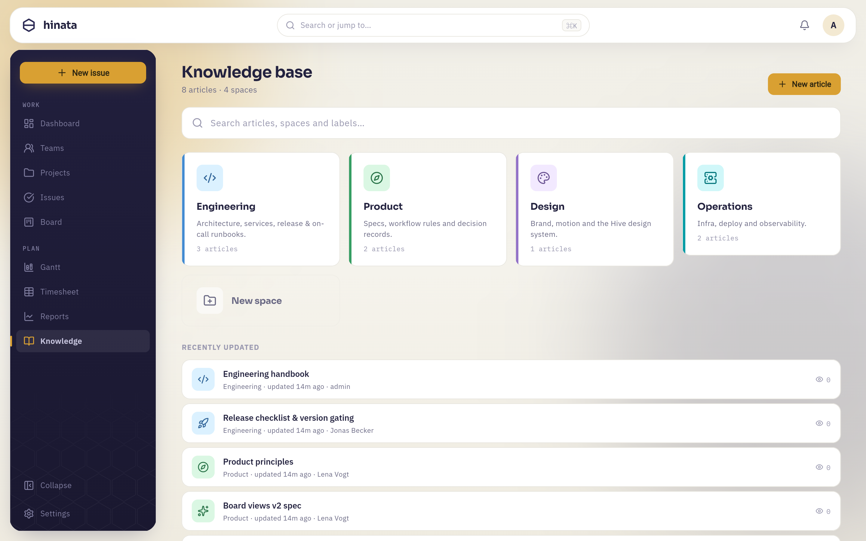 Hinata knowledge base